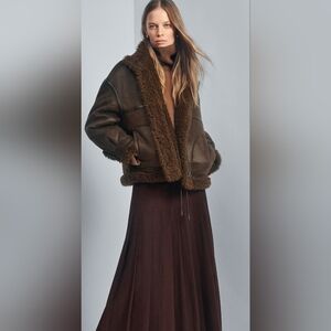 Zara Chocolate Brown Maxi Skirt